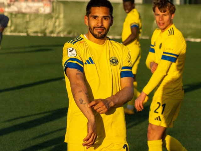 Facundo Garc�a marc� su primer gol en Letonia